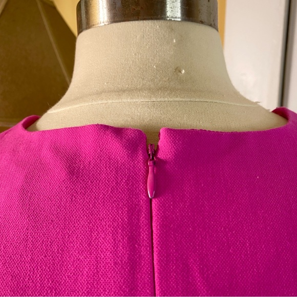 VICTORIA BECKHAM FOR TARGET Size 3X Hot Pink Lined Shell Tank Top Fringe Trim - Picture 5 of 7